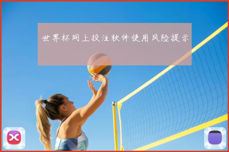 世界杯网上投注软件使用风险提示