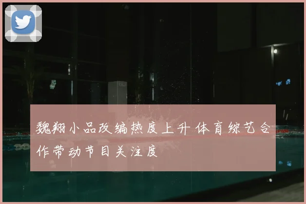 魏翔小品改编热度上升 体育综艺合作带动节目关注度